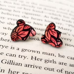 Tatted Bee Earrings